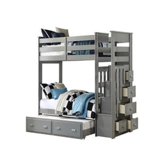 Load image into Gallery viewer, Allentown Twin/Twin Bunk Bed w/Storage Ladder &amp; Trundle ACME