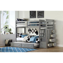 Load image into Gallery viewer, Allentown Twin/Twin Bunk Bed w/Storage Ladder &amp; Trundle ACME