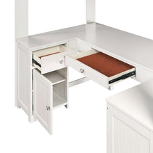 Load image into Gallery viewer, Ambar Twin Loft Bed w/Chest, Desk &amp; Bookcase in Light Gray ACME