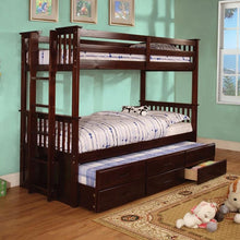 Load image into Gallery viewer, Andris Cottage Solid Wood Twin over Twin Bunk Bed Landhill Beds