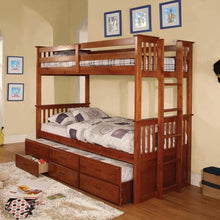 Load image into Gallery viewer, Andris Cottage Solid Wood Twin over Twin Bunk Bed Landhill Beds