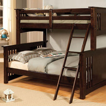 Load image into Gallery viewer, Beyer Cottage Solid Wood Twin over Full Bunk Bed Furniture of America
