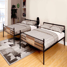 Load image into Gallery viewer, Brantley Bunk Bed in Sandy Black &amp; Dark Bronze Hand-Brushed ACME