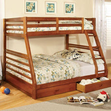 Load image into Gallery viewer, California Transitional Twin/Full Solid Wood Bunk Bed Furniture of America