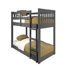 Load image into Gallery viewer, Carter Twin Over Twin Low Mission Bunk Bed Chelsea
