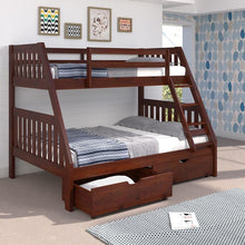 Load image into Gallery viewer, Darren Twin Over Full Mission Bunk Bed Chelsea