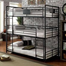 Load image into Gallery viewer, Dillon Industrial Metal Triple Bunk Bed Furniture of America