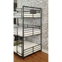 Load image into Gallery viewer, Dillon Industrial Metal Triple Bunk Bed Furniture of America