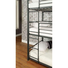 Load image into Gallery viewer, Dillon Industrial Metal Triple Bunk Bed Furniture of America