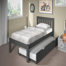 Load image into Gallery viewer, Dylan Twin Single Bed in Dark Gray Chelsea