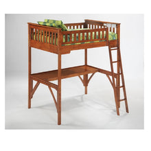 Load image into Gallery viewer, Ginger Full Loft Bed with Desk Night &amp; Day