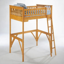 Load image into Gallery viewer, Ginger Full Size Loft Bed without Desk Night &amp; Day