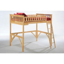 Load image into Gallery viewer, Ginger Full Size Loft Bed without Desk Night &amp; Day
