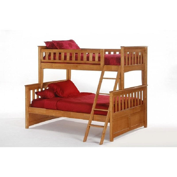 Ginger Twin/Full Bunk Bed Night & Day