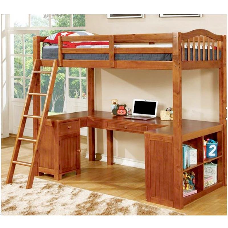Gliba Cottage Solid Wood Loft Bed Landhill Beds