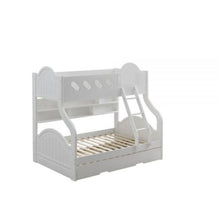 Load image into Gallery viewer, Grover Twin/Full Bunk Bed w/Storage in White ACME
