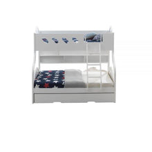 Load image into Gallery viewer, Grover Twin/Full Bunk Bed w/Storage in White ACME