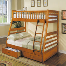 Load image into Gallery viewer, Jason Twin/Full Bunk Bed with Drawers ACME