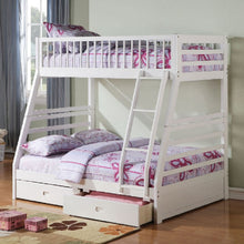 Load image into Gallery viewer, Jason Twin/Full Bunk Bed with Drawers ACME