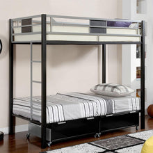 Load image into Gallery viewer, Kapla Contemporary Metal Bunk Bed Furniture of America