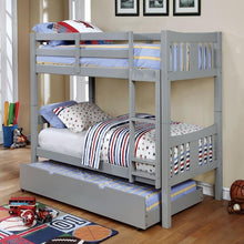 Load image into Gallery viewer, Khanjari Transitional Solid Wood Twin over Twin Bunk Bed Furniture of America