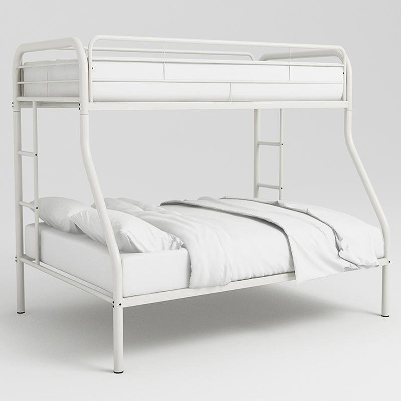 Lompeo Contemporary Metal Bunk Bed Landhill Beds