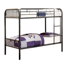 Load image into Gallery viewer, Lompok Contemporary Twin/Twin Metal Bunk Bed Furniture of America
