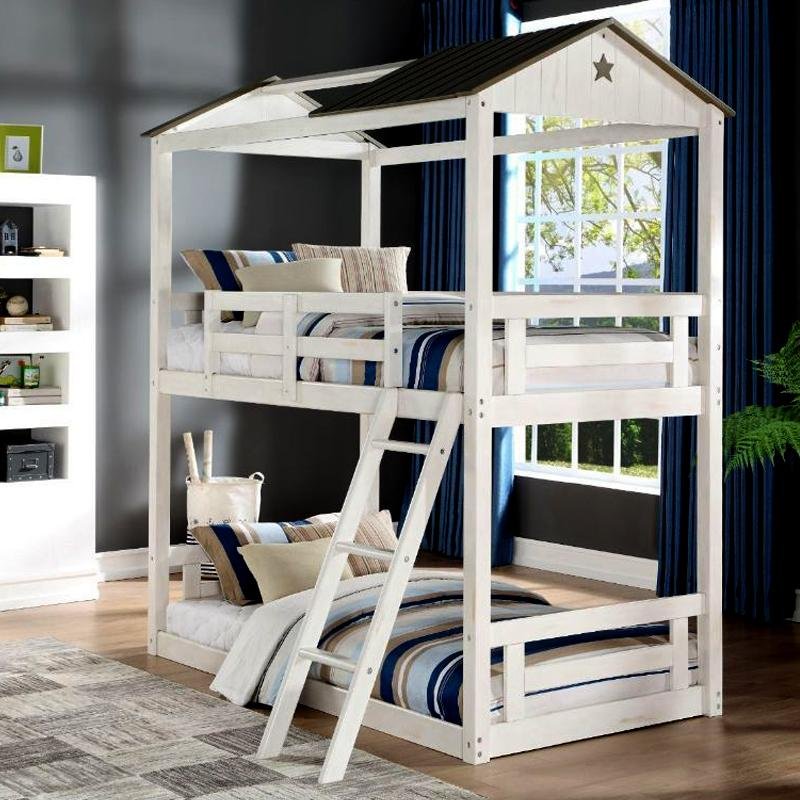 Nadine Twin/Twin Cottage Bunk Bed ACME