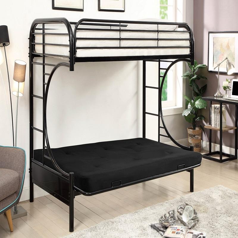 Nitzel Transitional Metal Bunk Bed Furniture of America