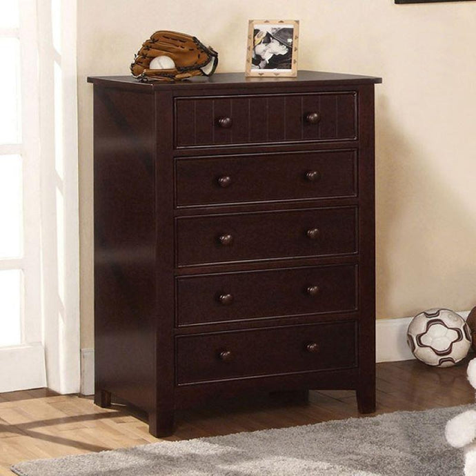 OMNUS Chest - Dark Walnut Furniture of America