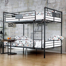 Load image into Gallery viewer, Olga Industrial Metal Bunk Bed Furniture of America
