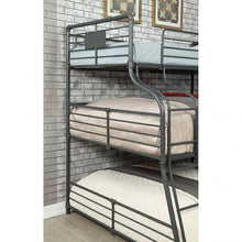 Load image into Gallery viewer, Olga Industrial Metal Twin/Full/Queen Bunk Bed Furniture of America