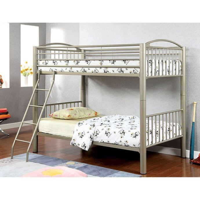 Pimmel Contemporary Metal Bunk Bed Furniture of America