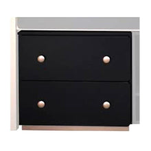 Load image into Gallery viewer, Prescott Twin Loft Bed in Black &amp; Rose-Gold ACME