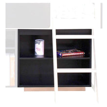 Load image into Gallery viewer, Prescott Twin Loft Bed in Black &amp; Rose-Gold ACME