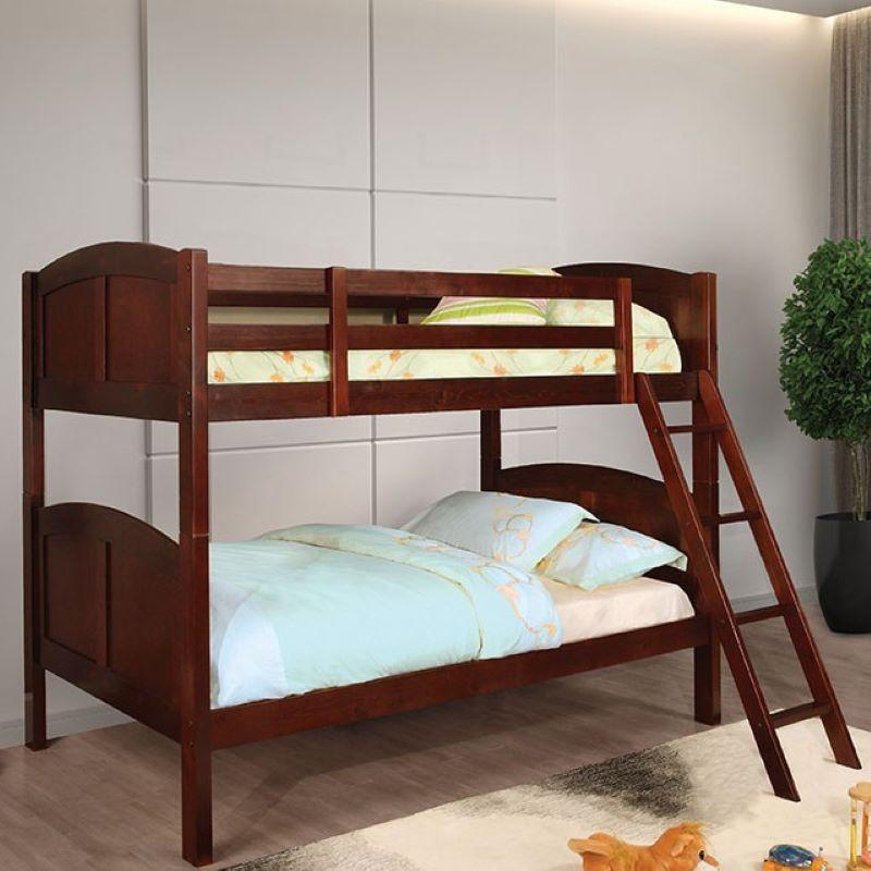 Rexford Cottage Solid Wood Bunk Bed Furniture of America