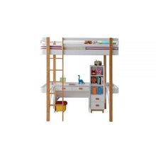 Load image into Gallery viewer, Rutherford Loft Bed in White &amp; Natural ACME