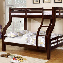 Load image into Gallery viewer, Solpine Transitional Twin/Full Solid Wood Bunk Bed Furniture of America