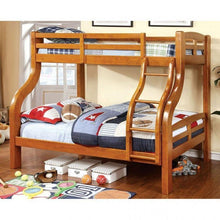 Load image into Gallery viewer, Solpine Transitional Twin/Full Solid Wood Bunk Bed Furniture of America