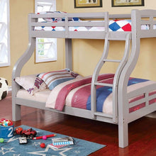 Load image into Gallery viewer, Solpine Transitional Twin/Full Solid Wood Bunk Bed Furniture of America