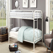 Load image into Gallery viewer, Teledona Transitional Metal Twin over Twin Bunk Bed Furniture of America