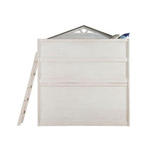 Load image into Gallery viewer, Tree House Loft Bed Twin Size, Weathered White &amp; Washed Gray ACME