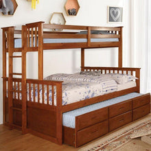 Load image into Gallery viewer, UNIVERSITY Twin/Full Bunk Bed Furniture of America