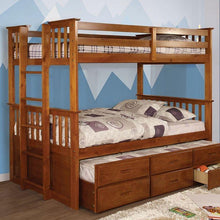 Load image into Gallery viewer, UNIVERSITY Twin/Twin Bunk Bed Furniture of America