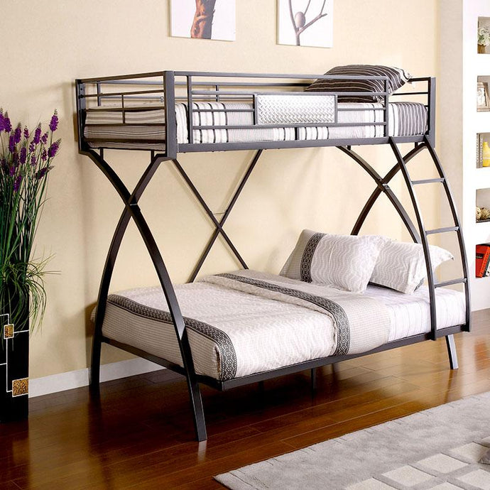 Xenia Contemporary Metal Bunk Bed Landhill Beds